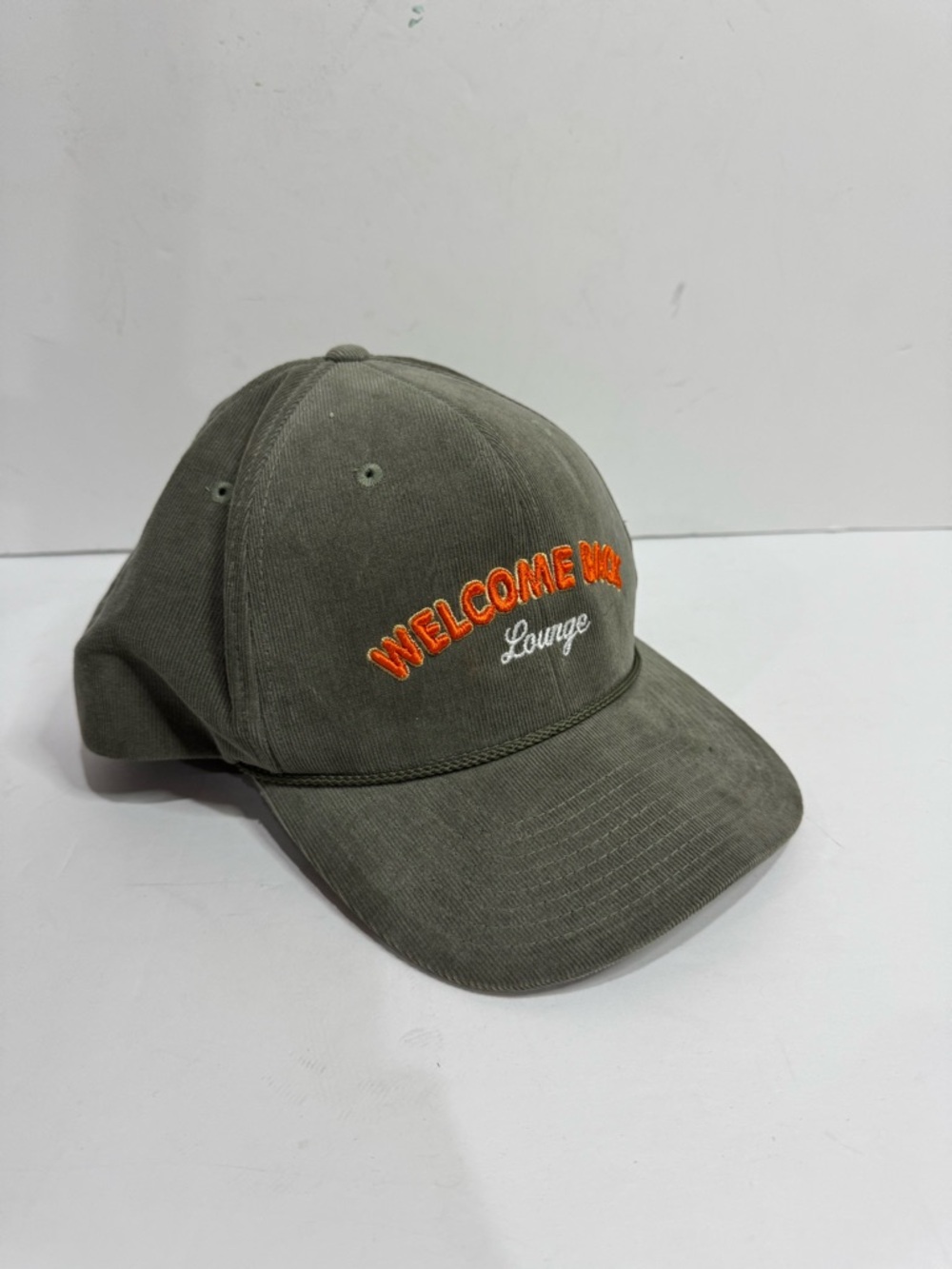 Retro Corduroy "Welcome Back Lounge" Cap
